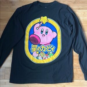 Black Kirby Men’s Long Sleeve Shirt Size Medium